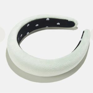 Lele Sadoughi padded ribbed headband in stone